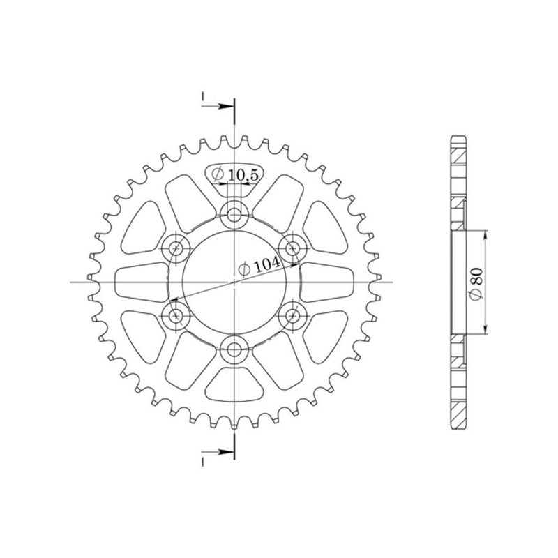 SGR CORONA S AL P525-D41 PER KAWASAKI Z SX ABS 1000 11-13