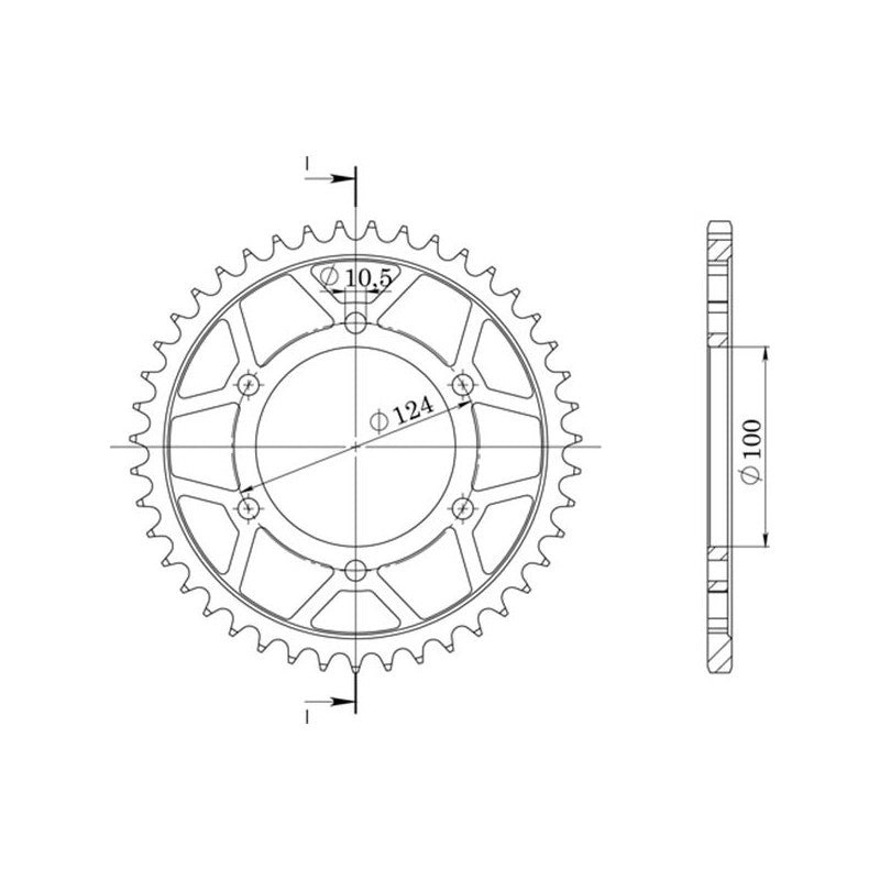 SGR CORONA S AL P525-D42 PER DUCATI ST2 944 97/03