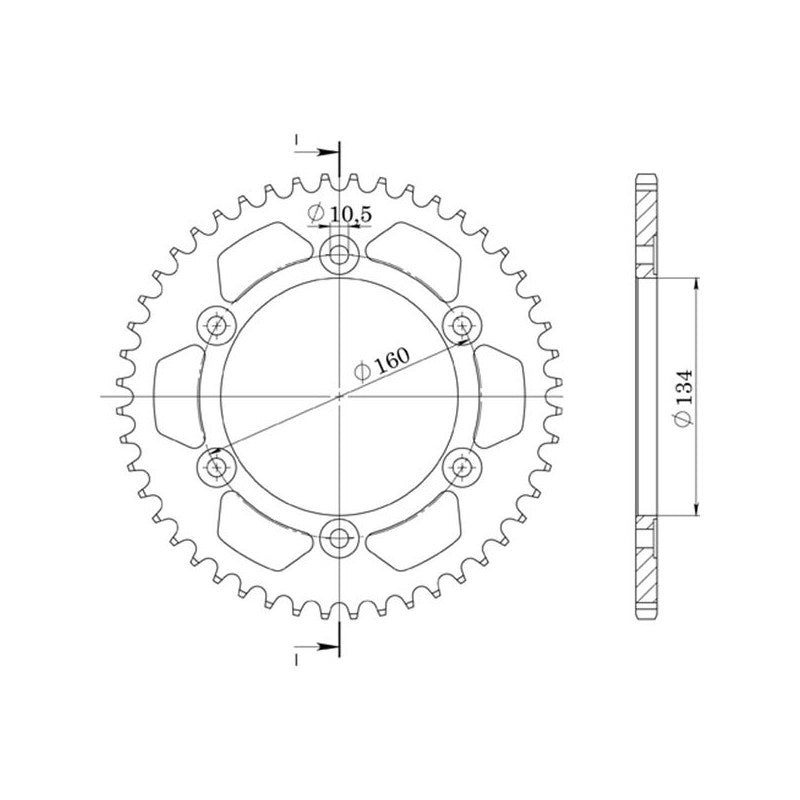SGR CORONA S AL P525-D42 PER HONDA CBR RR ABS 600 2024