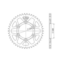 SGR CORONA S+2 AC P520-D44 PER DUCATI MONSTER 695 07/08