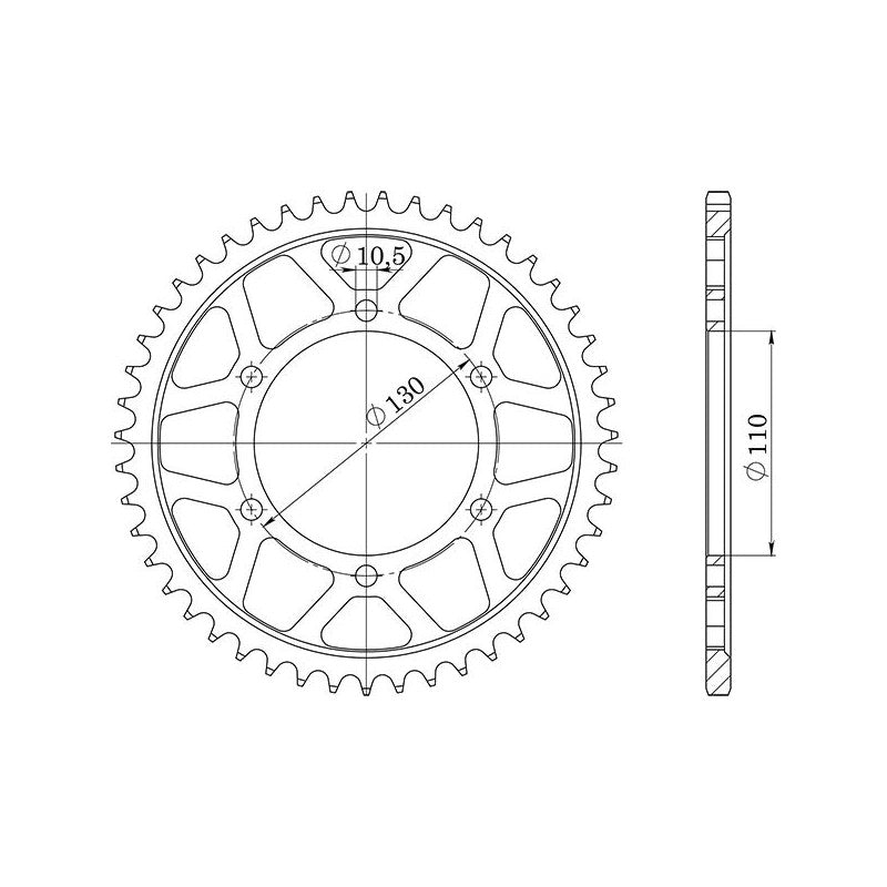 SGR CORONA S+2 AC P530-D45 PER YAMAHA YZF-R1 02/03