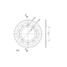 SGR CORONA S+2 AL P520-D41 PER HONDA CTX N DCT 700 14/16