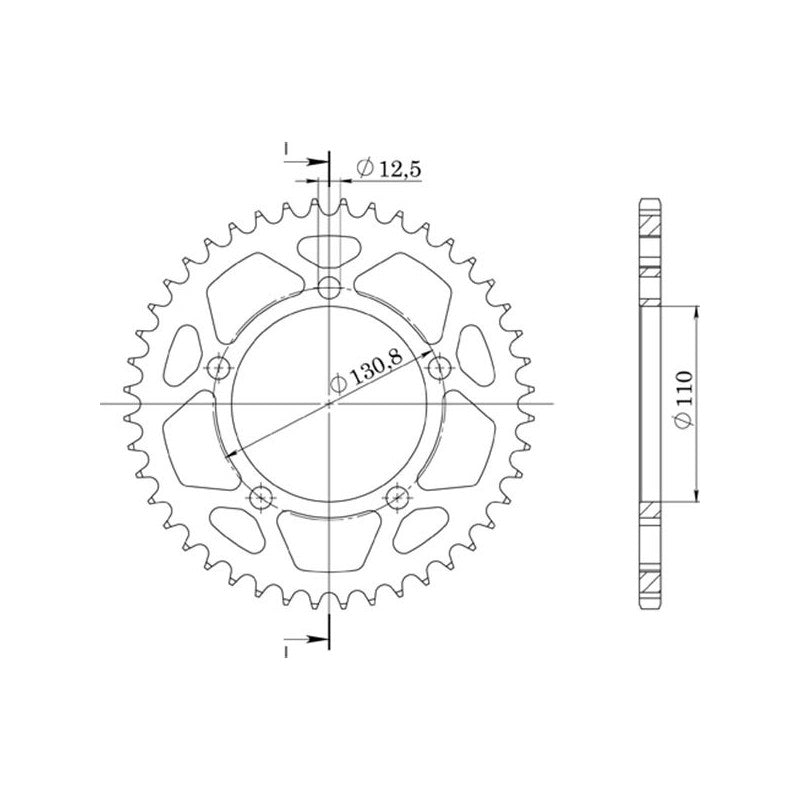 SGR CORONA S+2 AL P525-D47 PER BMW S XR 1000 20-21