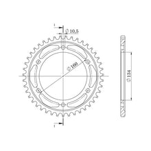 SGR CORONA S+2 AL P530-D42 PER HONDA VTR1000 SP1 00-01