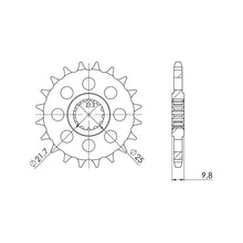 SGR PIGNONE AC P428-D19 YAMAHA SR (RH051) 400 14/16