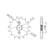 SGR PIGNONE M+2 AC P428-D15 HONDA CR R 85 05/07