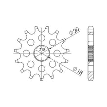 SGR PIGNONE S AC P428-D12 PER SUZUKI GN R 125 94/96