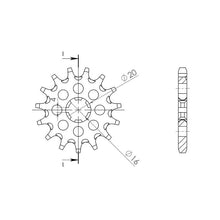 SGR PIGNONE S AC P428-D14 PER SUZUKI RM RA 80 96-01