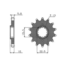 SGR PIGNONE S AC P520-D14 KAWASAKI KLX R 400 03/07