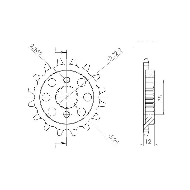 SGR PIGNONE S AC P520-D15 DUCATI PASO 750 87-88