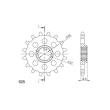 SGR PIGNONE S AC P525-D17 PER SUZUKI GSX-R 1000/R 17/21