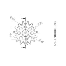 SGR PIGNONE S+2 AC P420-D15 HONDA CRF RB EXPERT 19/16 150 07-19