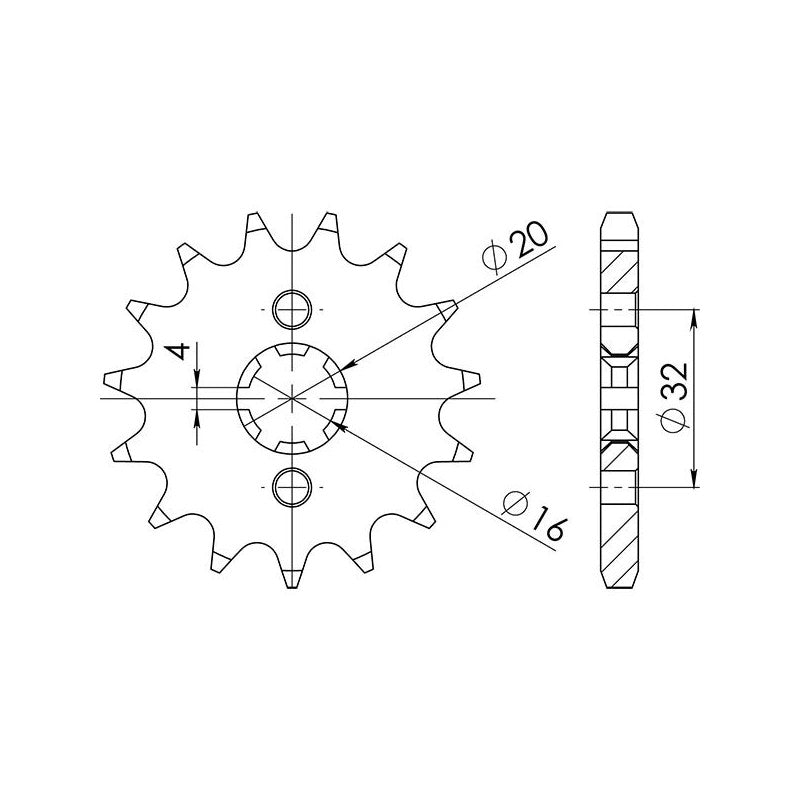 SGR PIGNONE S+2 AC P428-D14 HM CRM F X 4T 125 08/10