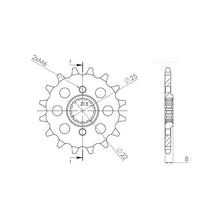 SGR PIGNONE S+2 AC P520-D13 HONDA CR R 125 84-85