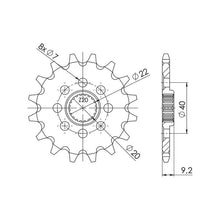 SGR PIGNONE S+2 AC P520-D14 PER SUZUKI LT R QUADRACER 450 06/09