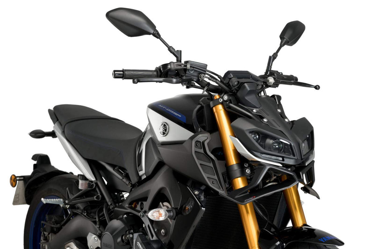 PUIG SPOILER ANTERIORE DOWNFORCE NAKED PER YAMAHA MT-09 SP 18-20 NERO OPACO