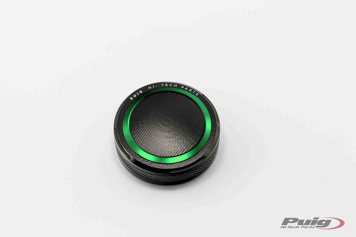 PUIG TAPPO SERBATOIO ANTERIORE PER FLUIDO FRENO PER TRIUMPH STREET TRIPLE R 13-16 VERDE