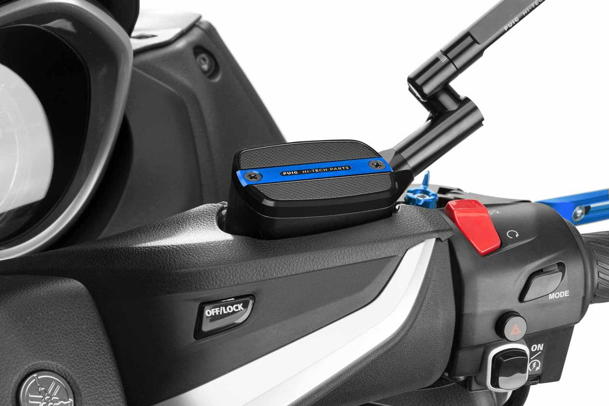 PUIG TAPPO SERBATOIO ANTERIORE PER FLUIDO FRENO ANT/POST. PER YAMAHA T-MAX 560 22-24 BLU