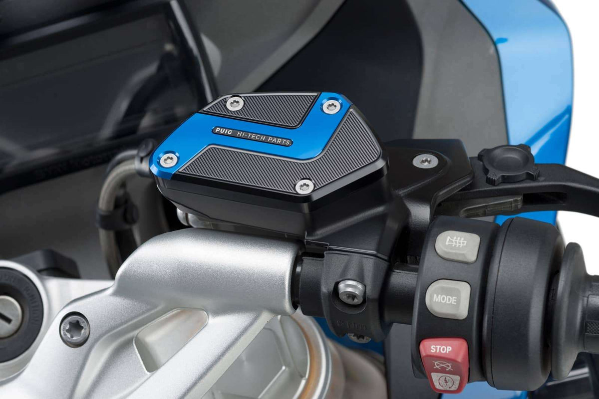 PUIG TAPPO SERBATOIO ANTERIORE PER FLUIDO FRENO PER BMW R1200 RS 17-18 BLU