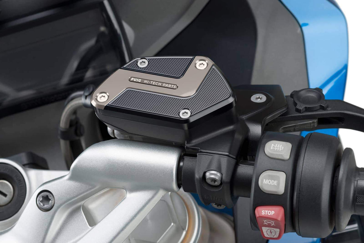 PUIG TAPPO SERBATOIO ANTERIORE PER FLUIDO FRENO PER BMW R NINE T 14-16 SILVER-TELAIO 0A6-0A16