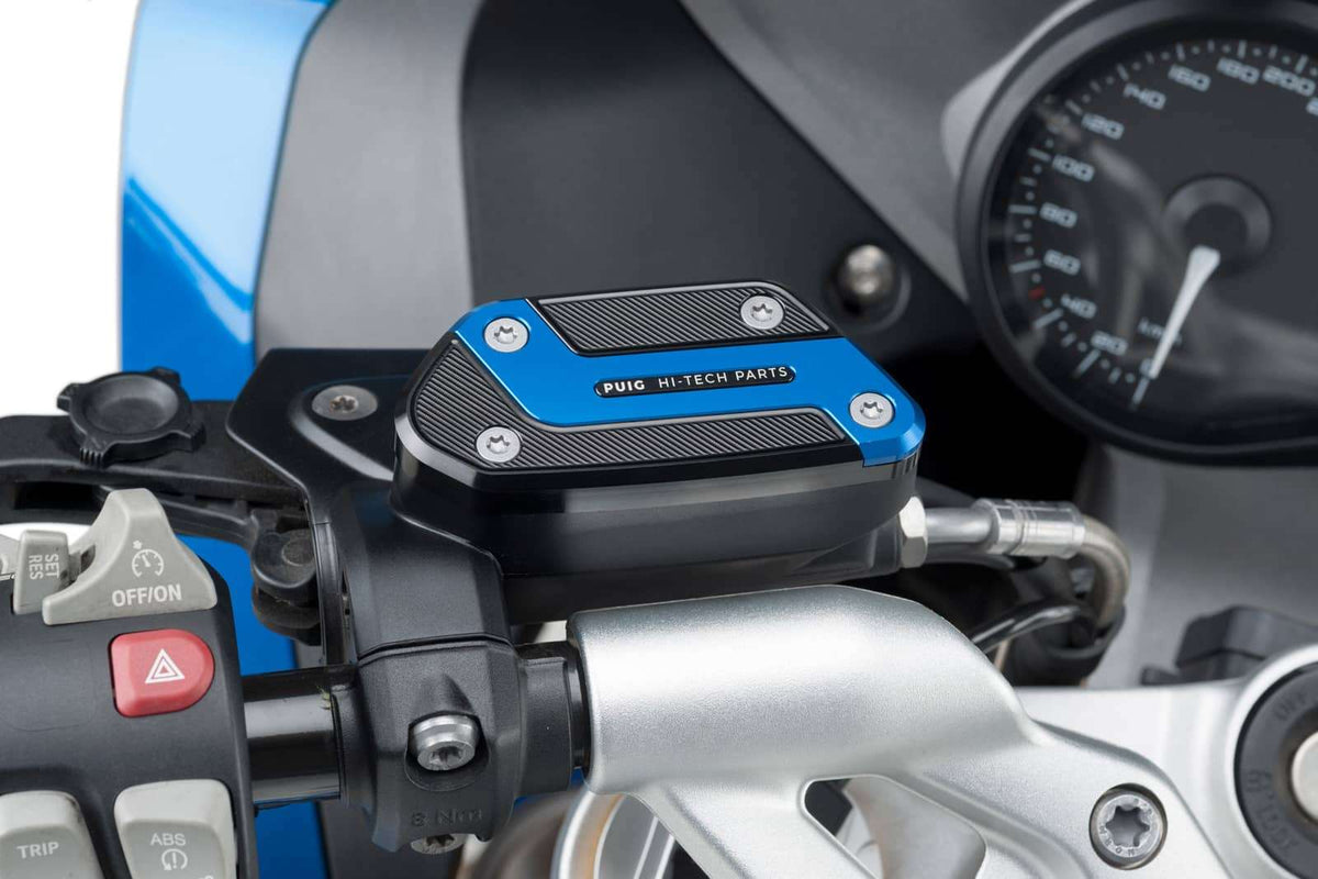 PUIG TAPPO SERBATOIO ANTERIORE PER FLUIDO FRIZIONE PER BMW R1200 GS 13-15 BLU