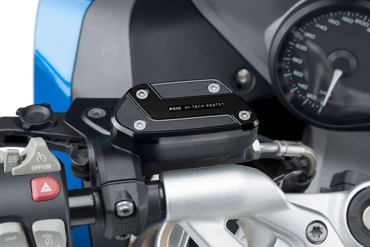 PUIG TAPPO SERBATOIO ANTERIORE PER FLUIDO FRIZIONE PER BMW R1200 GS RALLYE 17-18 NERO