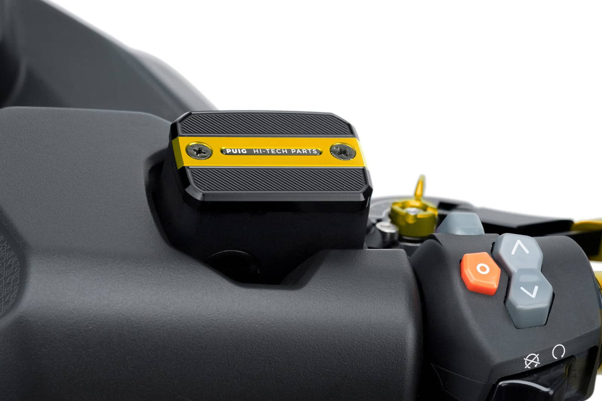 PUIG TAPPO SERBATOIO ANTERIORE PER FLUIDO FRENO PER DUCATI SCRAMBLER FULL THROTTLE 17-18 ORO