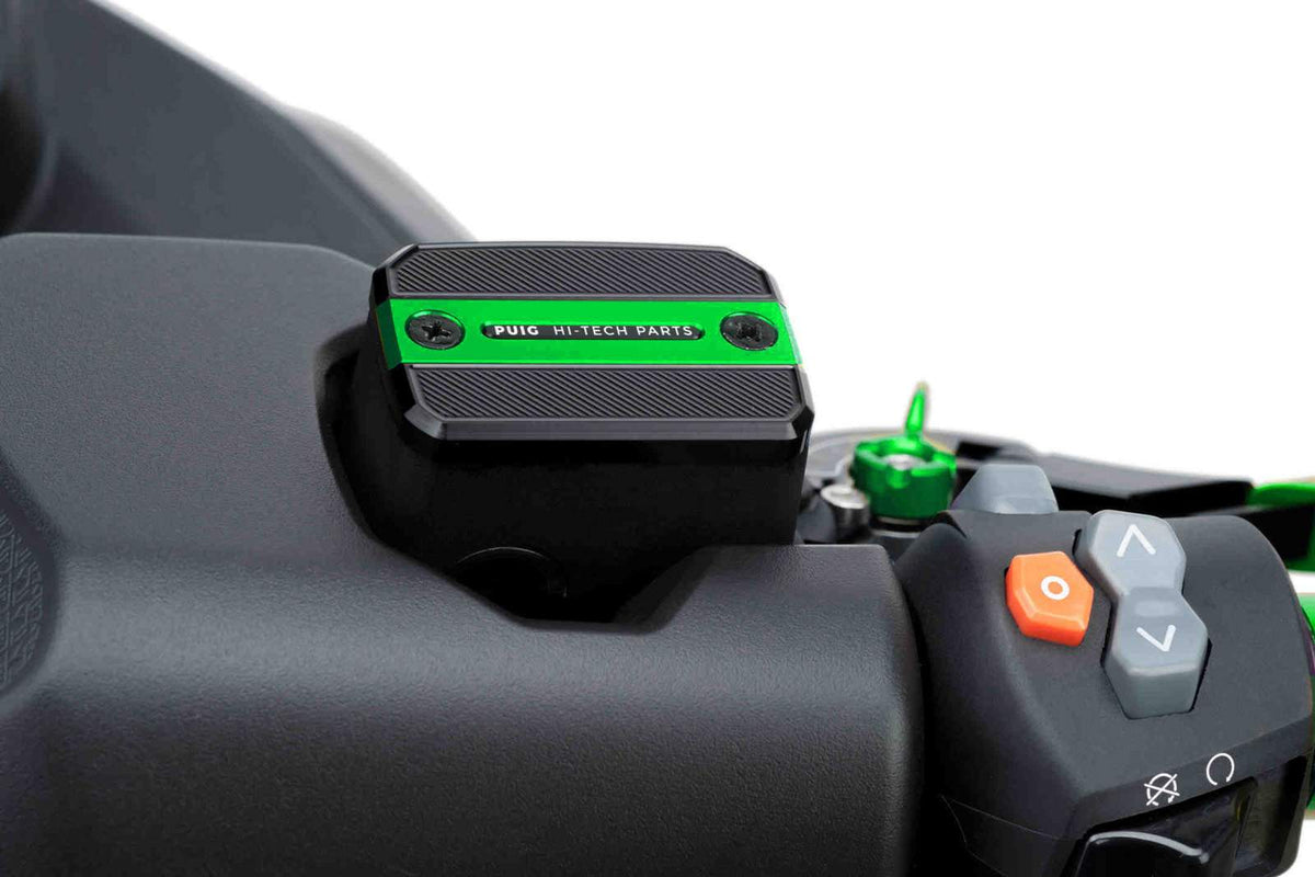PUIG TAPPO SERBATOIO ANTERIORE PER FLUIDO FRENO PER DUCATI MONSTER 821 STRIPE 14-16 VERDE